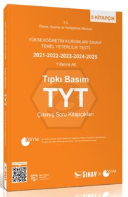 TYT Tıpkı Basım Son 5 Yıl Çıkmış Soru Kitapçıkları