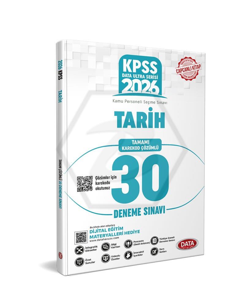 2026 KPSS Ultra Serisi Tarih Tamamı Çözümlü 30 Deneme Sınavı