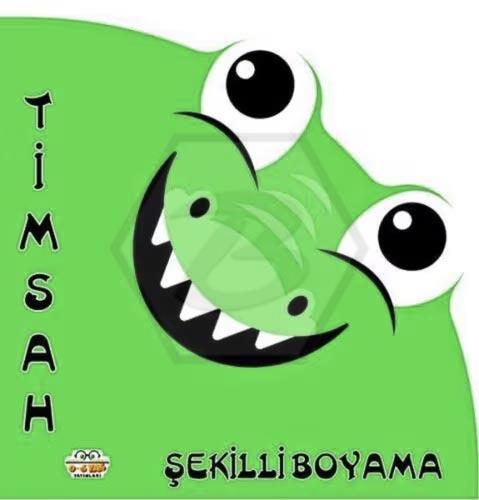 Şekilli Boyama - Timsah