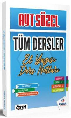 2025 AYT Sözel Tüm Dersler El Yazısı Ders Notları