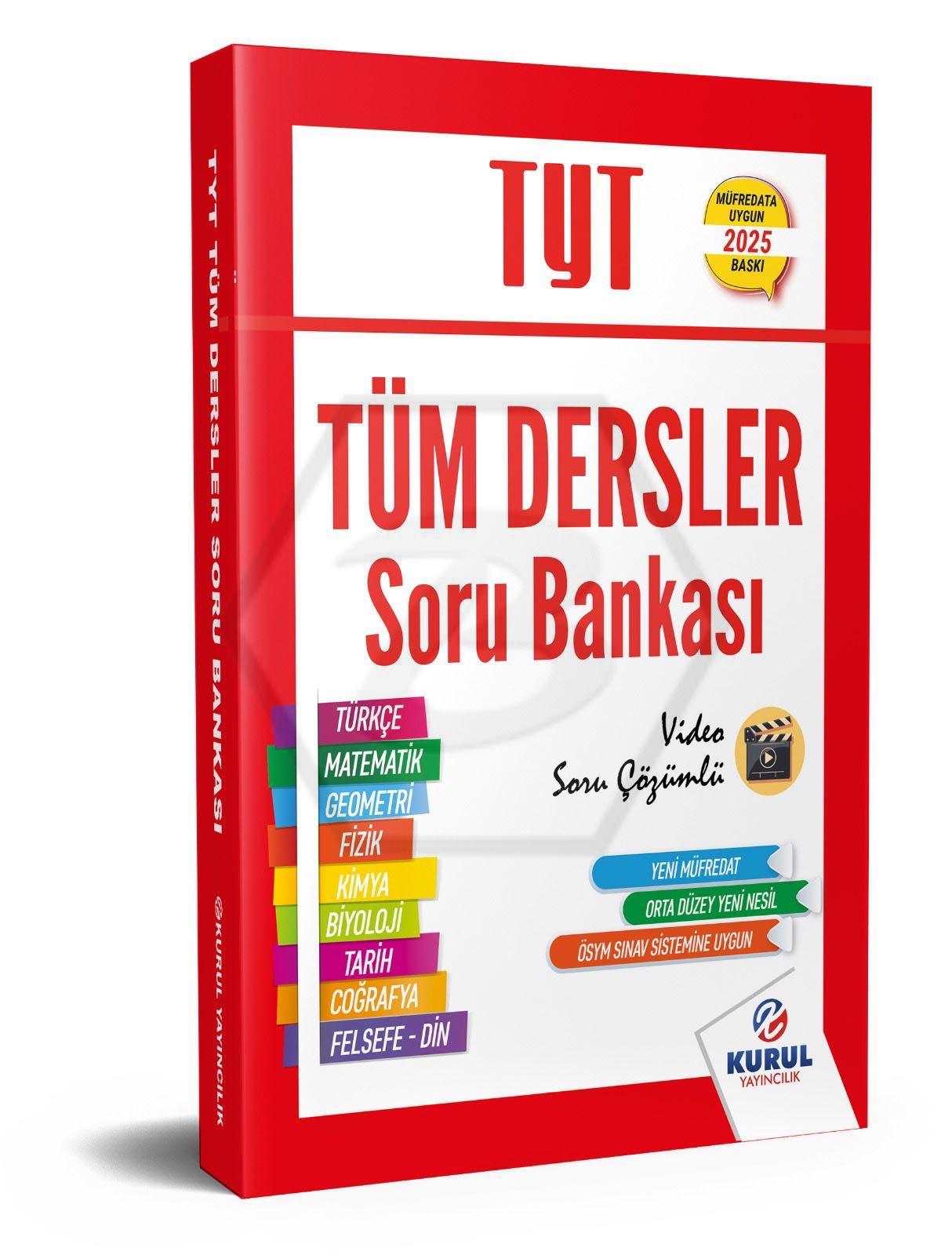 2025 TYT Tüm Dersler Soru Bankası