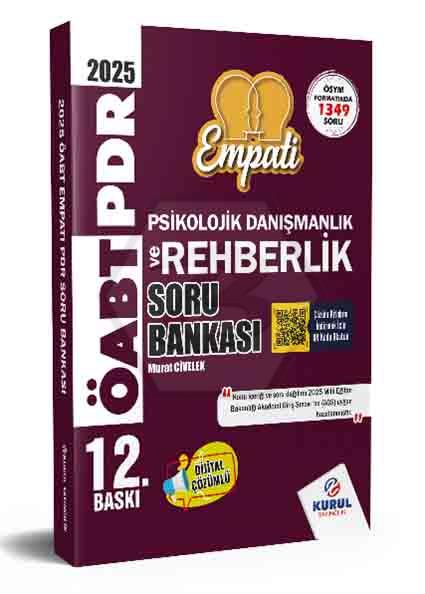 2025 AGS ÖABT Empati Psikolojik Danışmanlık ve Rehberlik Çözümlü Soru Bankası