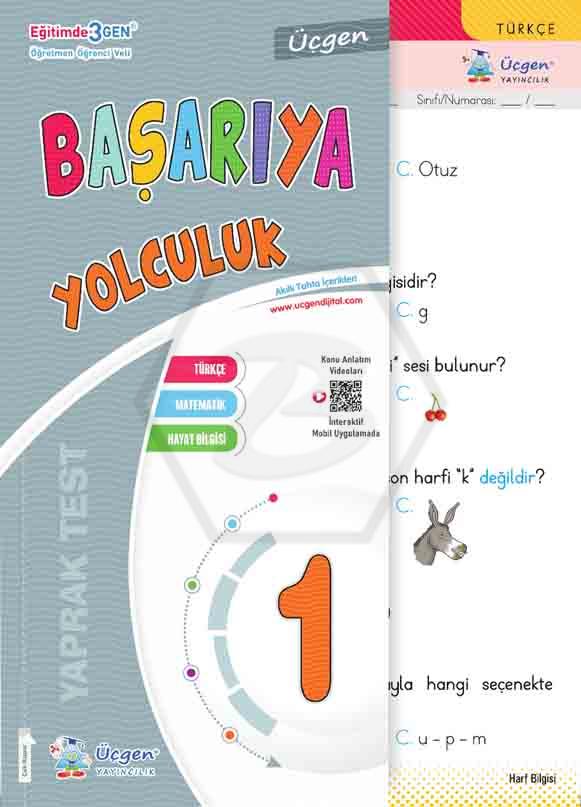 1. Sınıf Başarıya Yolculuk - YAPRAK TEST - 2025