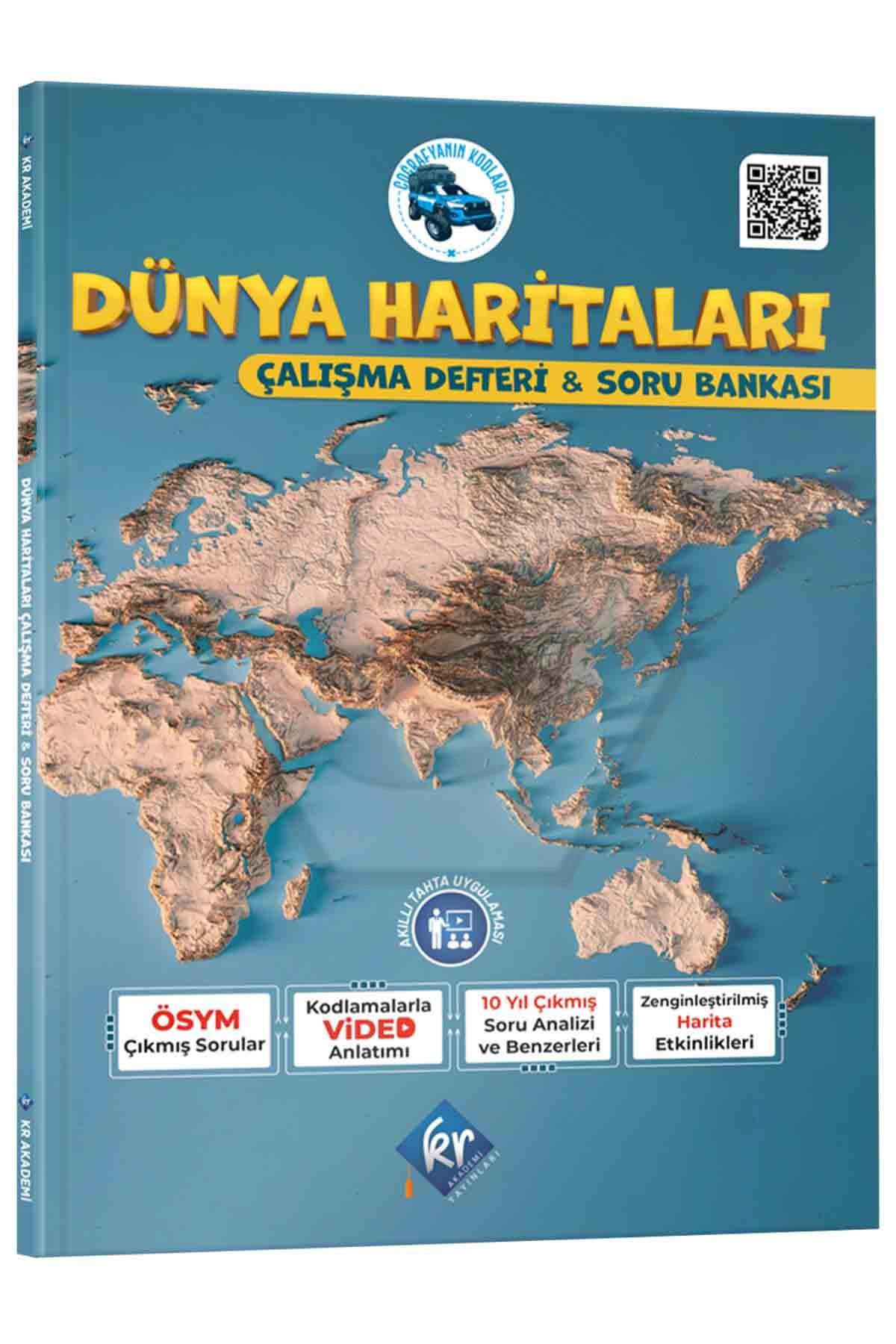 Coğrafyanın Kodları Dünya Haritaları Çalışma Defteri ve Soru Bankası