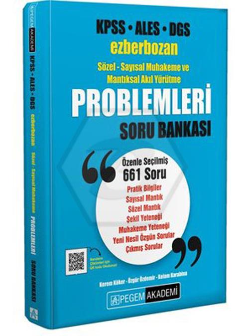 KPSS ALES DGS Ezberbozan Sözel-Sayısal Muhakeme ve Mantıksal Akıl Yürütme Problemleri Soru Bankası