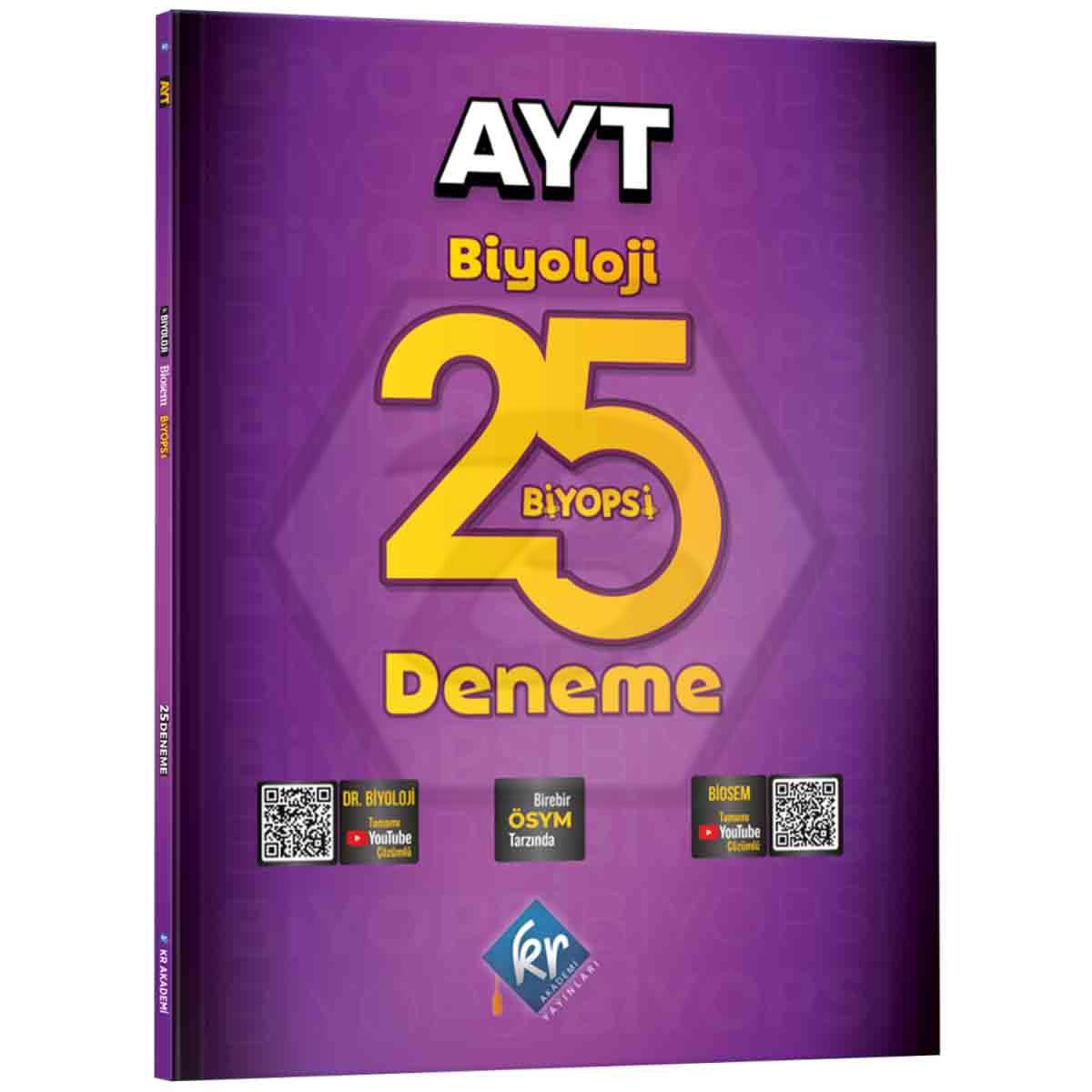 Barış Hoca Dr. Biyoloji & Biosem AYT Biyopsi 25 Biyoloji Deneme