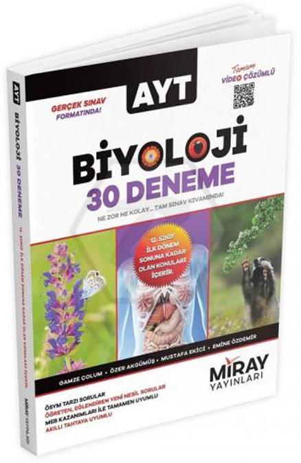 AYT Biyoloji 30 Deneme