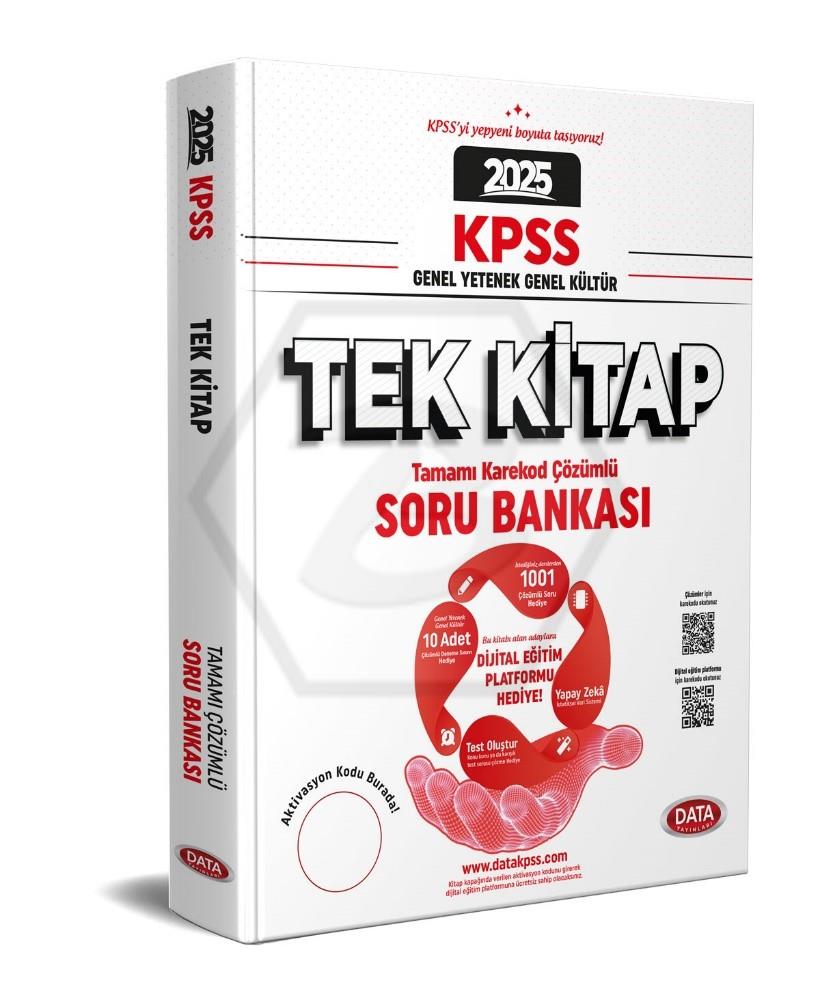 KPSS Genel Yetene - Genel Kültür Tek Kitap Soru Bankası - Karekod Çözümlü