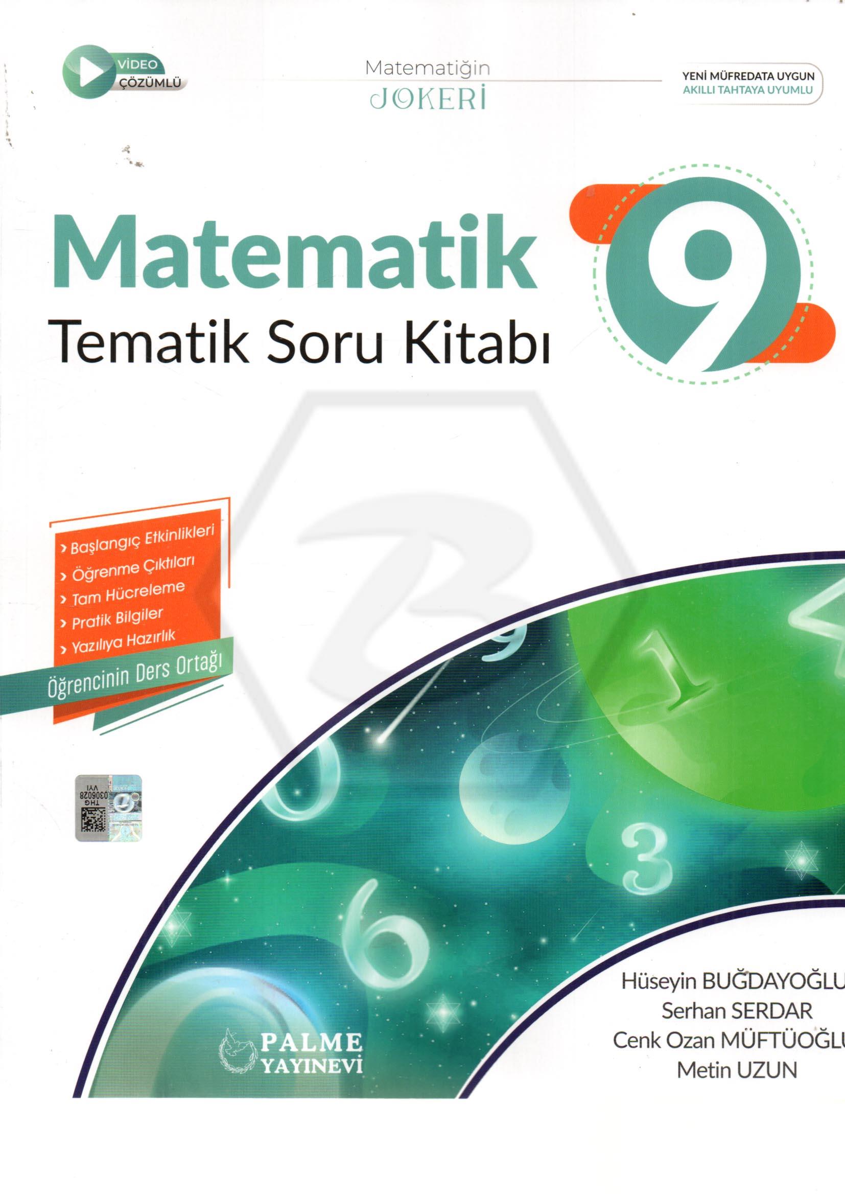 9.Sınıf Matematik Tematik Soru Kitabı