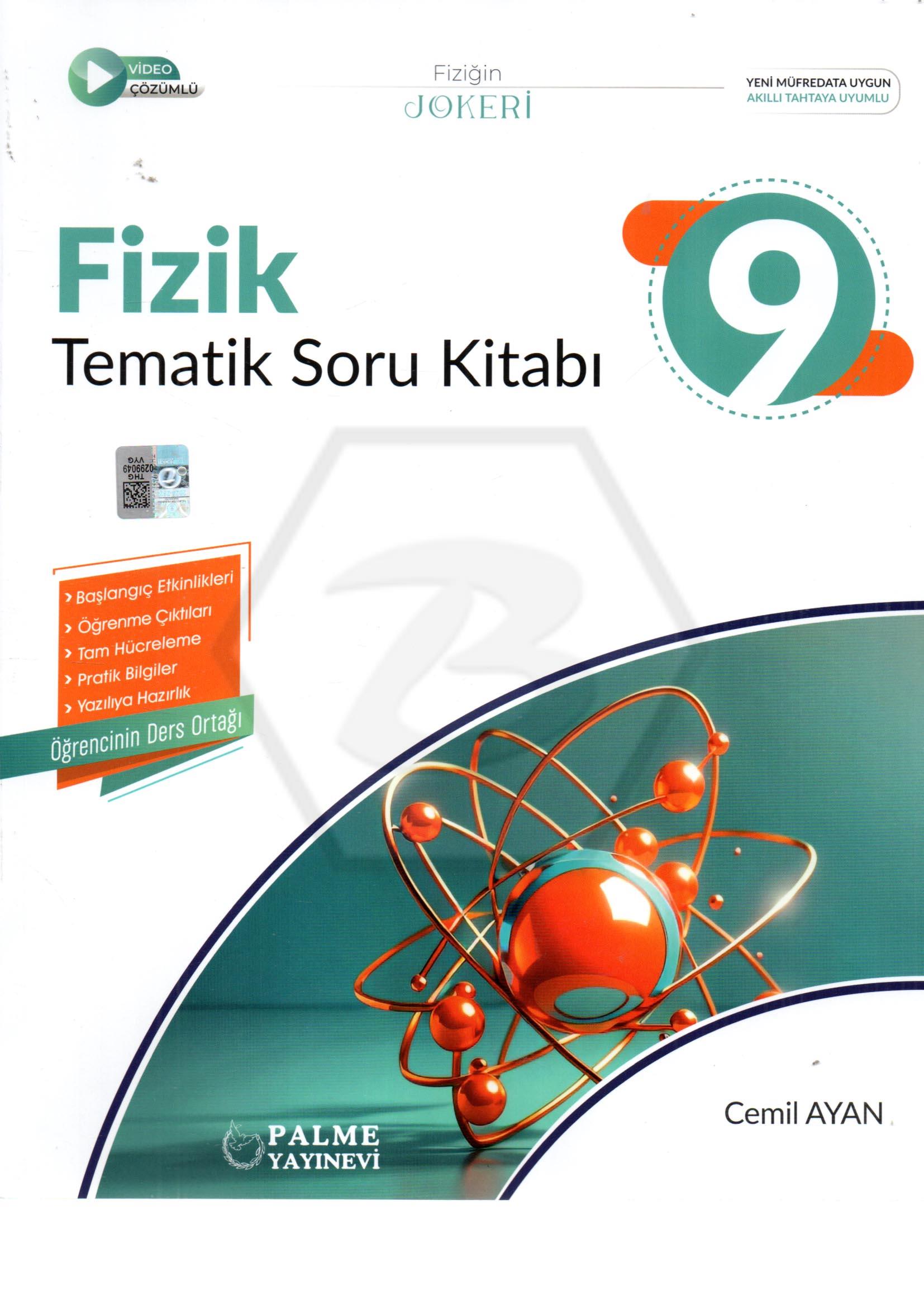 9.Sınıf Joker Fizik Tematik Soru Kitabı