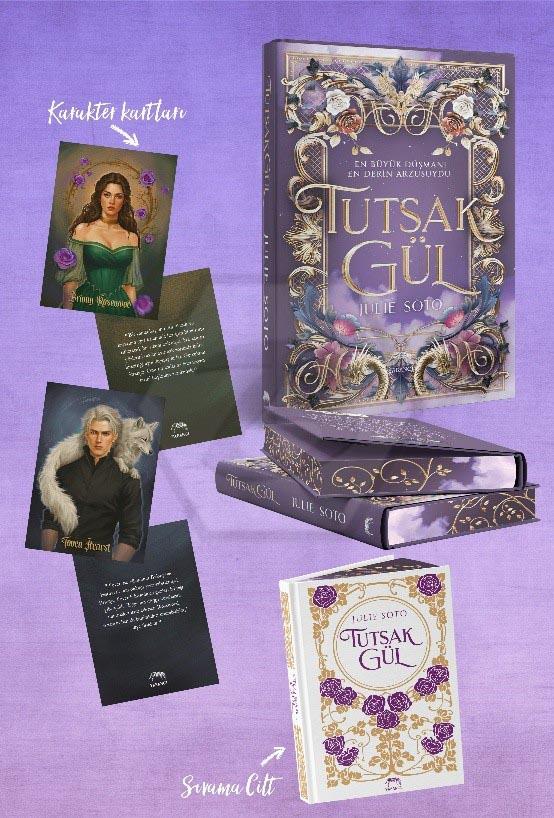 Tutsak Gül (Ciltli) - Yan Boyamalı