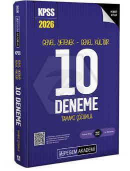 2026 KPSS Genel Yetenek Genel Kültür Tamamı Çözümlü 10 Deneme