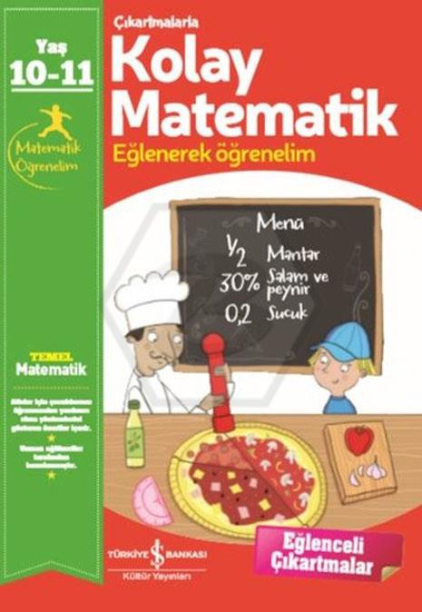 Çıkartmalarla Kolay Matematik 10-11 Yaş