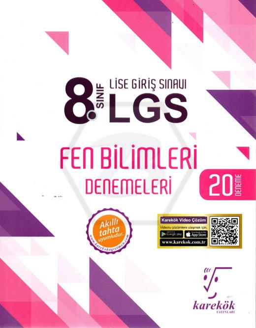 8.Sınıf LGS Fen Bilimleri 20li Deneme Sınavı