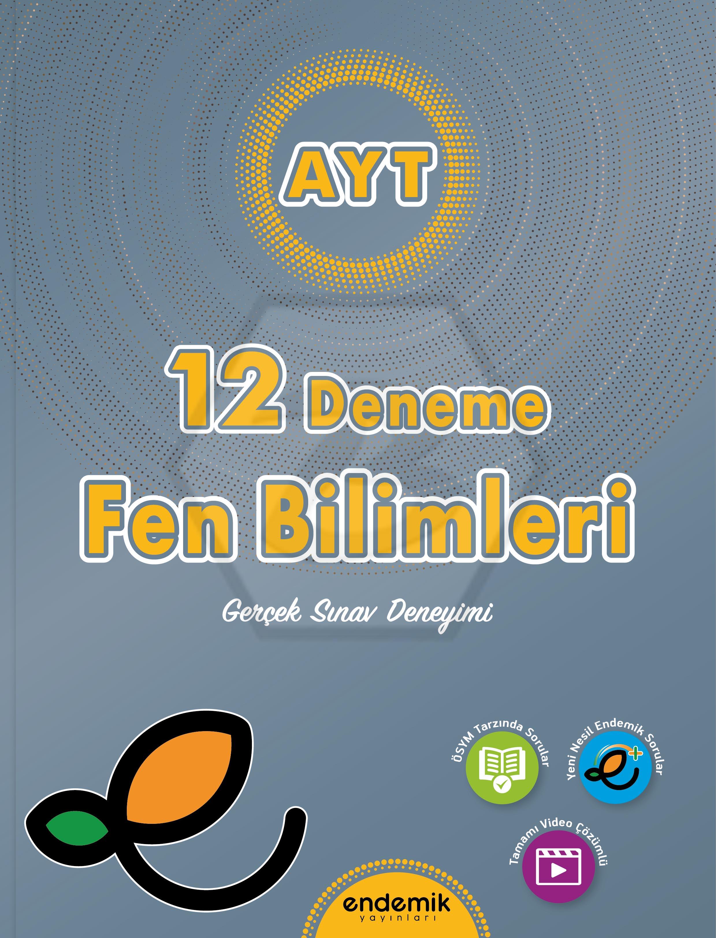 AYT Fen Bilimleri 12 li Deneme Sınavı - 2024