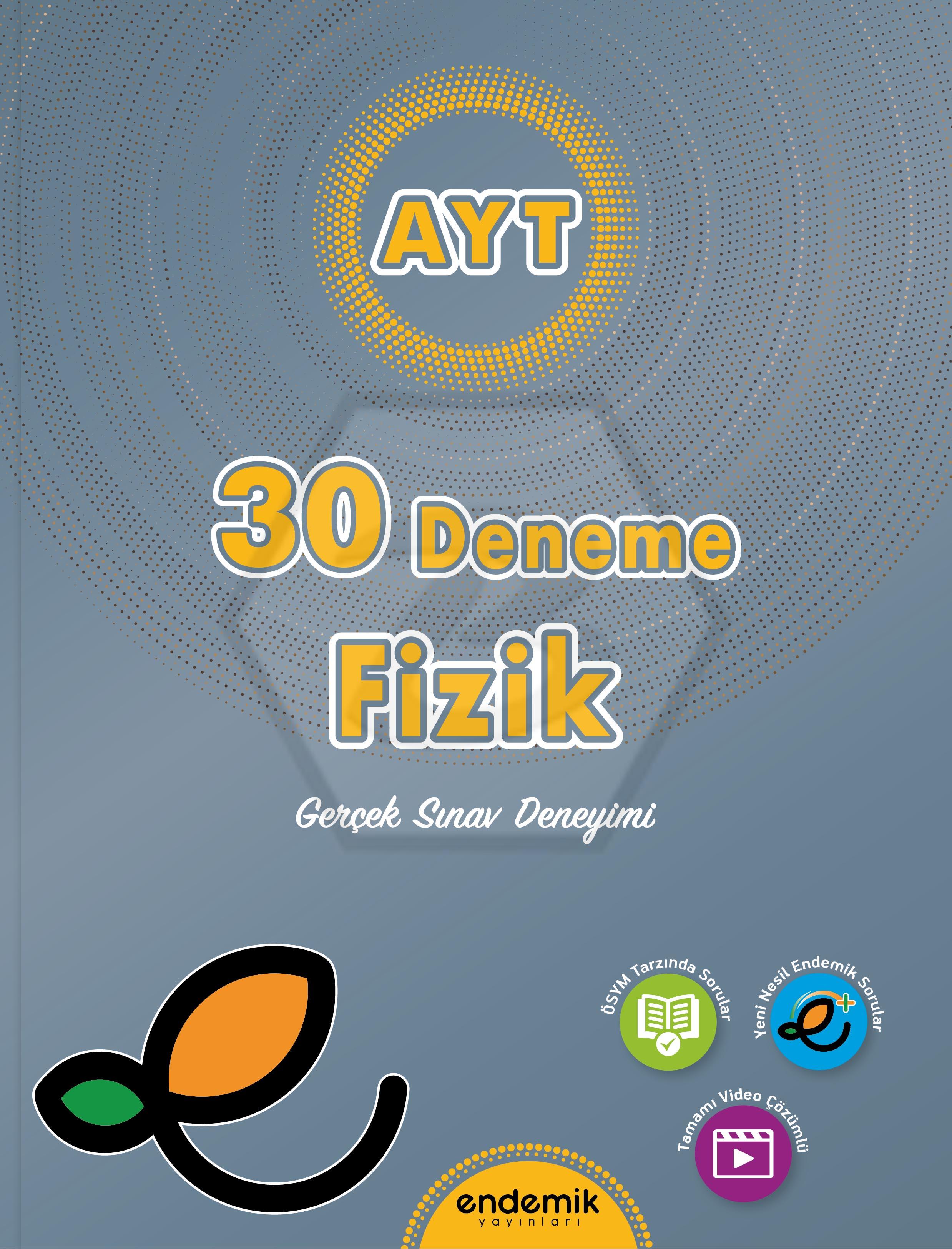 AYT Fizik 30 lu Deneme Sınavı - 2024