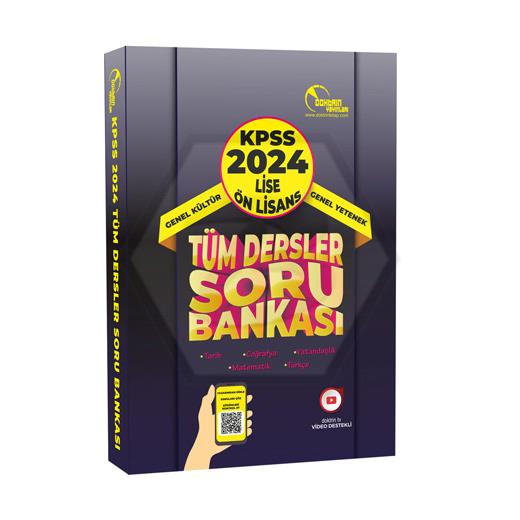 2024 KPSS Lise Önlisans Tüm Dersler Tek Kitap Soru Bankası