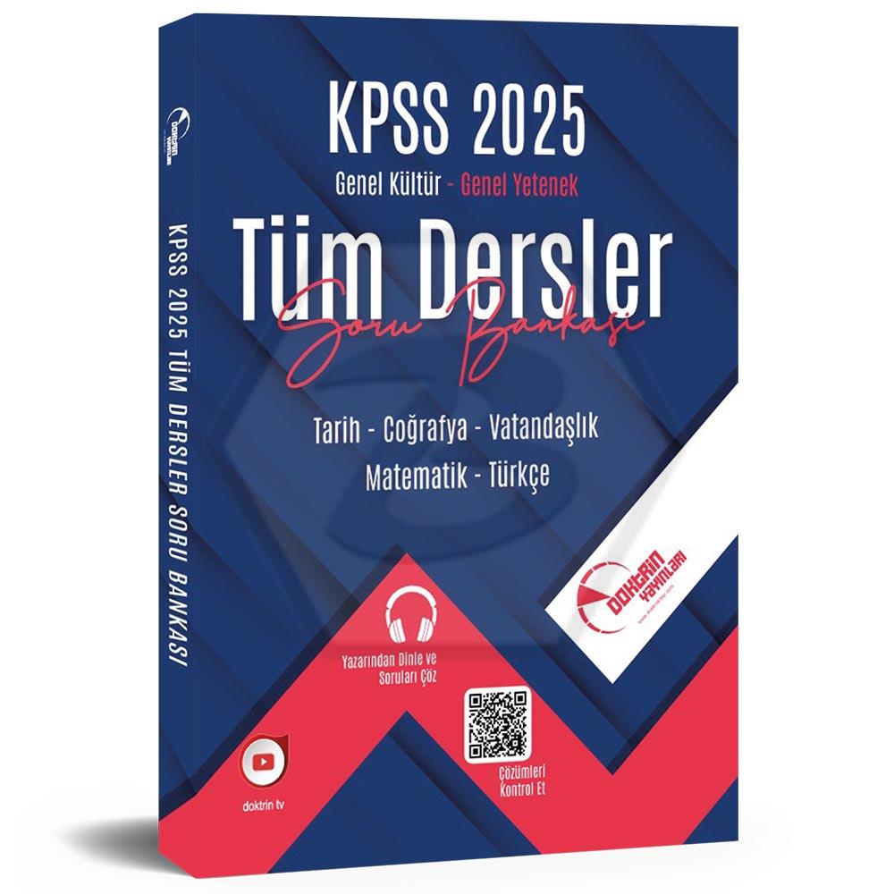 2025 KPSS Genel Yetenek Genel Kültür Tüm Dersler Soru Bankası