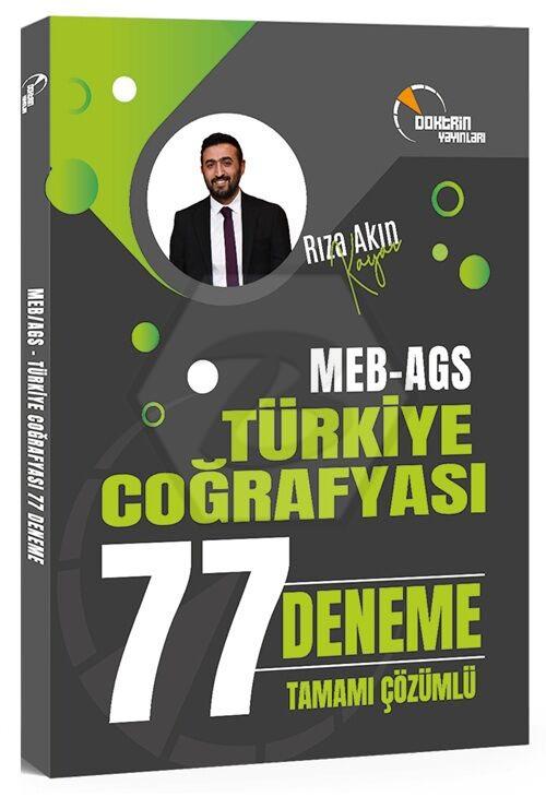 MEB-AGS Türkiye Coğrafyası 77 Deneme Çözümlü