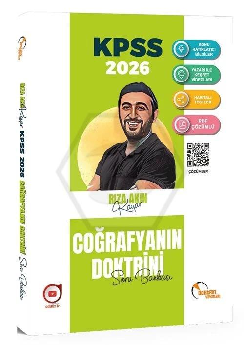 2026 KPSS Coğrafyanın Doktrini Soru Bankası Çözümlü