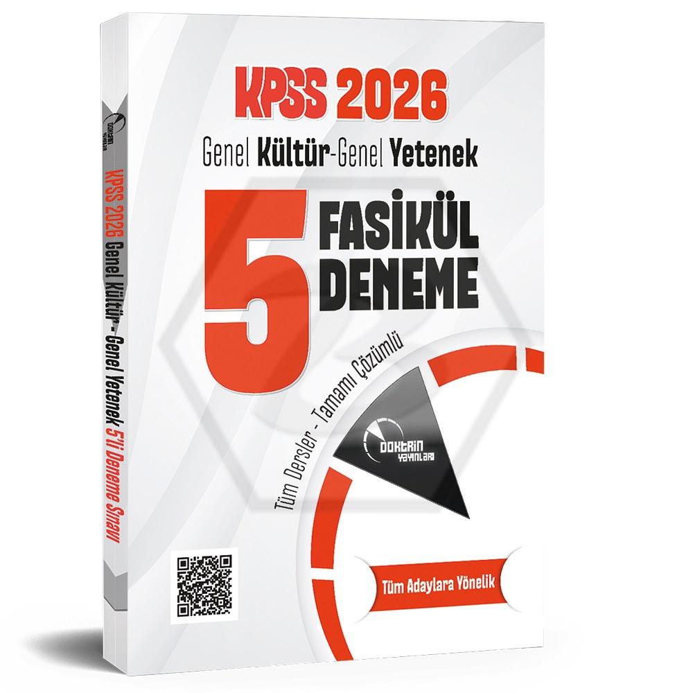 2026 KPSS Tamamı Çözümlü 5 Fasikül Deneme