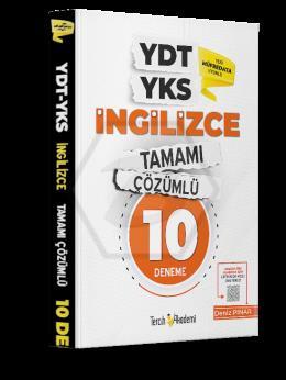 YDT YKS İngilizce Tamamı Çözümlü 10 Deneme