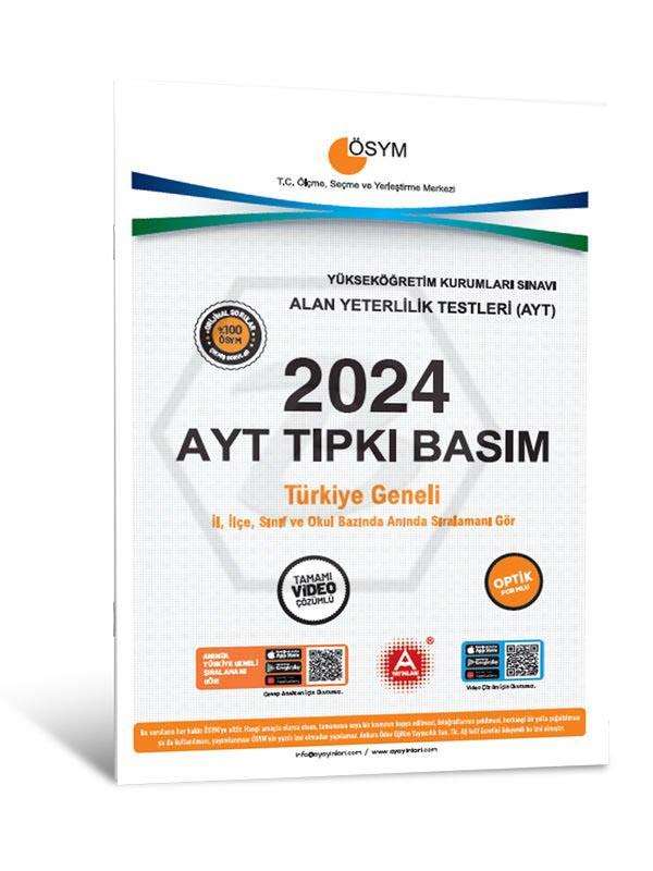 2024 AYT Tıpkı Basım Deneme Sınavı