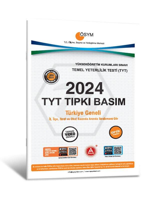 2024 TYT Tıpkı Basım Deneme Sınavı