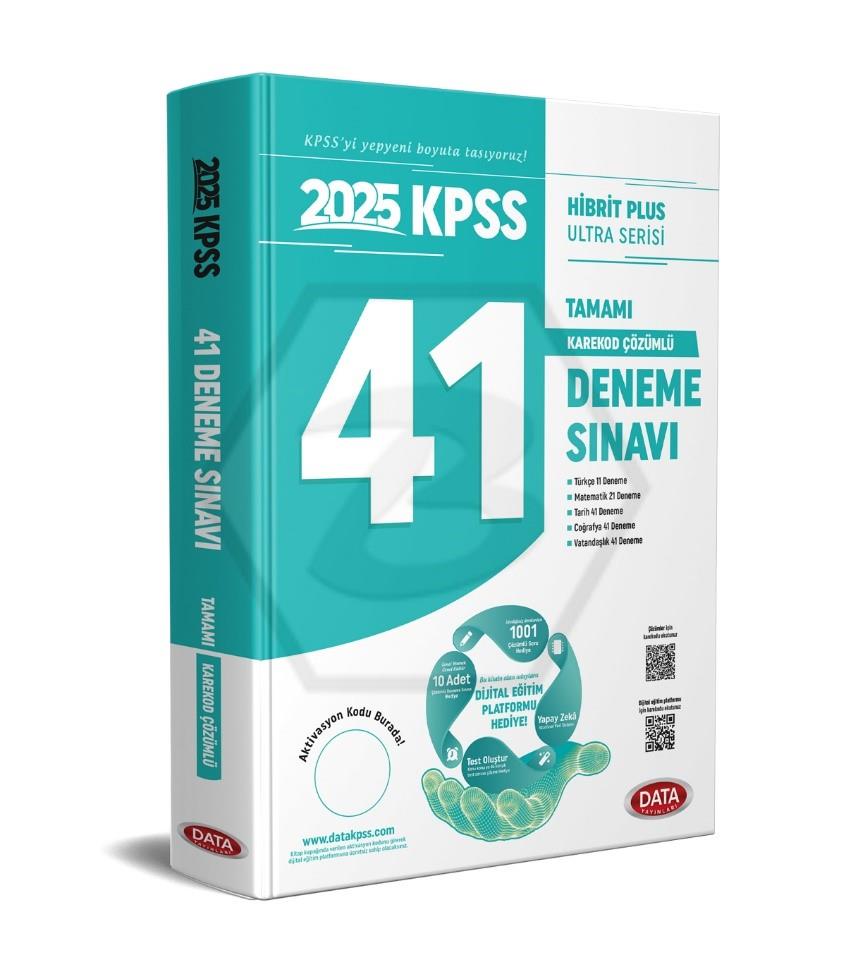 KPSS Genel Yetenek -Genel Kültür 41 Deneme Sınavı(Karekod Çözümlü)