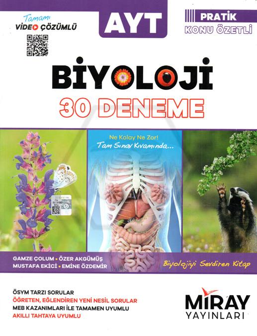 AYT Biyoloji 30’lu Deneme Sınavı