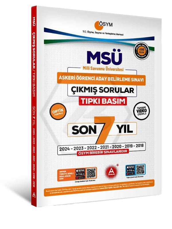 Son 7 Yıl MSÜ Tıpkı Basım Deneme Seti