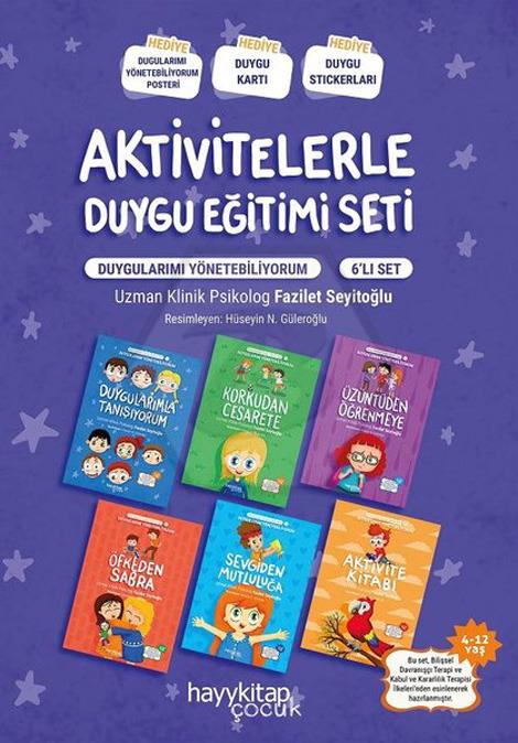 Aktivitelerle Duygu Eğitimi Seti  -  6 Kitap