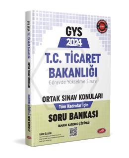 T.C.Ticaret Bakanlığı Görevde Yükselme Sınavı Ortak Sınav Soru Bankası - Karekod Çözümlü