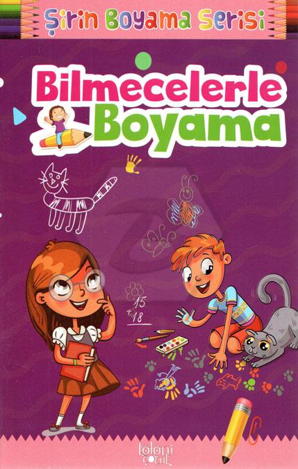 Bilmecelerle Boyama Şirin Boyama Serisi