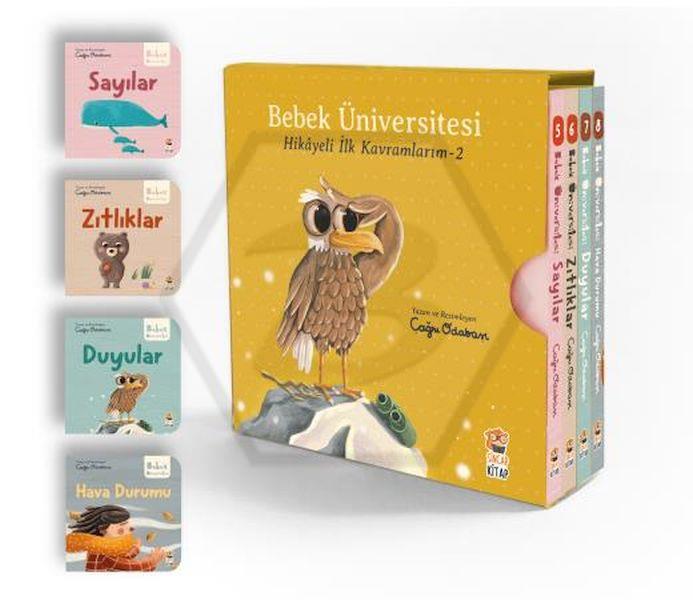 Bebek Üniversitesi 2 / Hikayeli İlk Kavramlarım Set (4 Kitap)