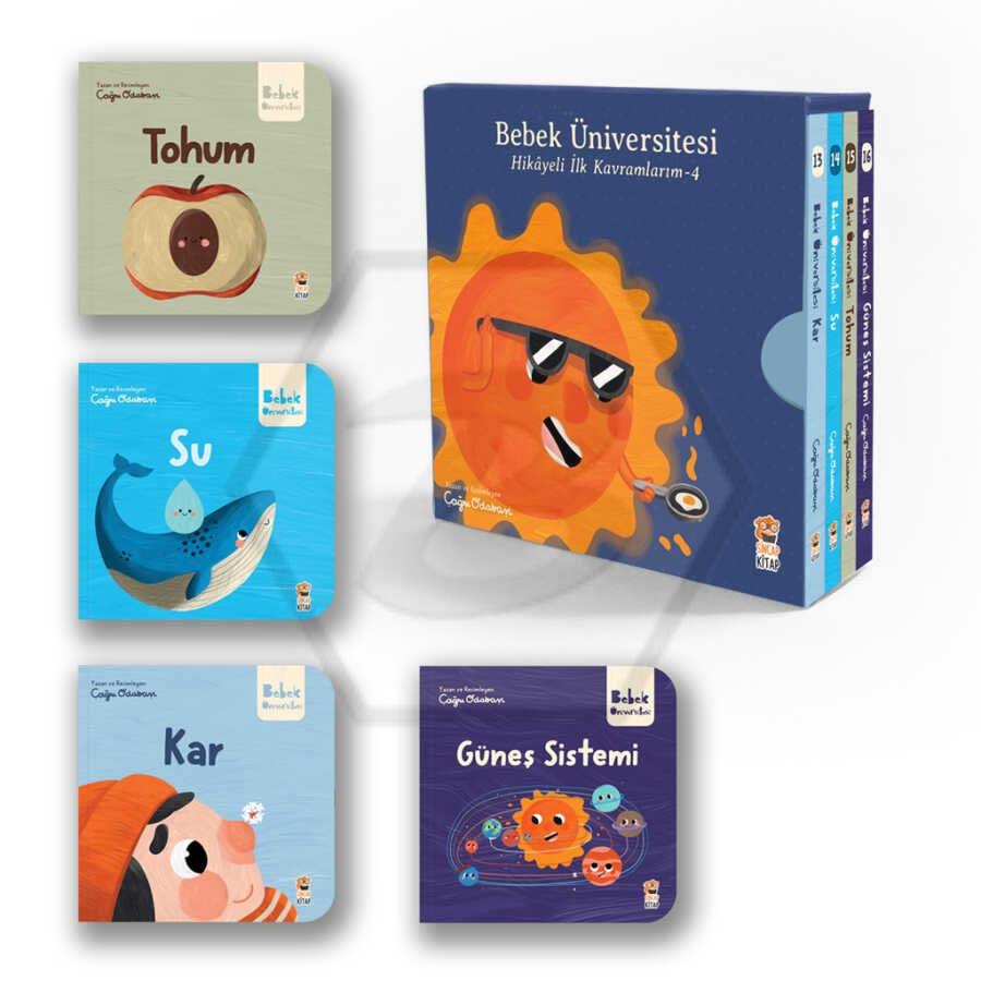 Bebek Üniversitesi 4-Hikâyeli İlk Kavramlarım Set ( 4 Kitap)