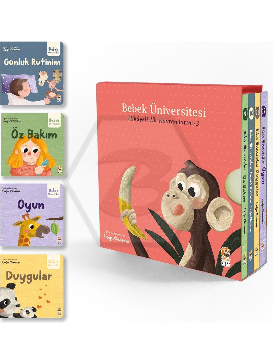 Bebek Üniversitesi 3-Hikayeli İlk Kavramlarım Set (4 Kitap)