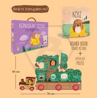Kösi - Konuşkan Trenim (19 Parça Puzzle ve Kitap)