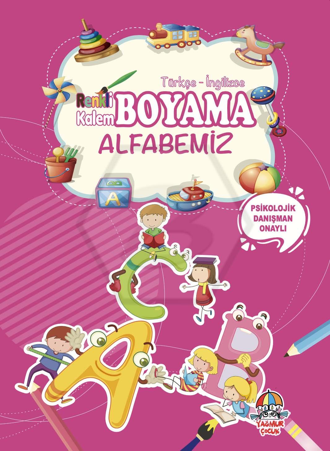 Renkli Kalem Boyama-Alfabemiz(Yeni)