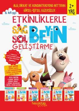 Etkinliklerle Sağ Beyin Sol Beyin Geliştirme (2+ Yaş) 6’lı Set