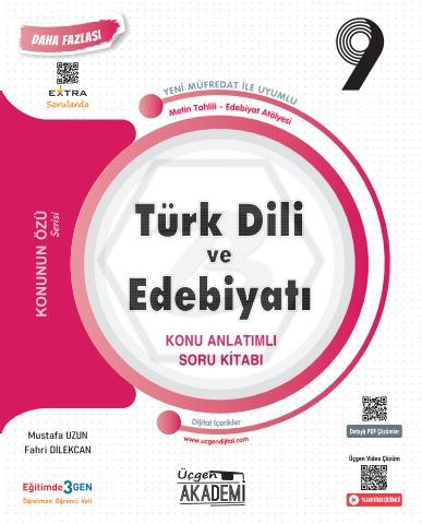 9. Sınıf Konunun Özü - TÜRK DİLİ VE EDEBİYATI  - Konu Anlatımlı Soru Kitabı - 2024