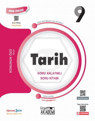 9. Sınıf Konunun Özü - TARİH - Konu Anlatımlı Soru Kitabı - 2024