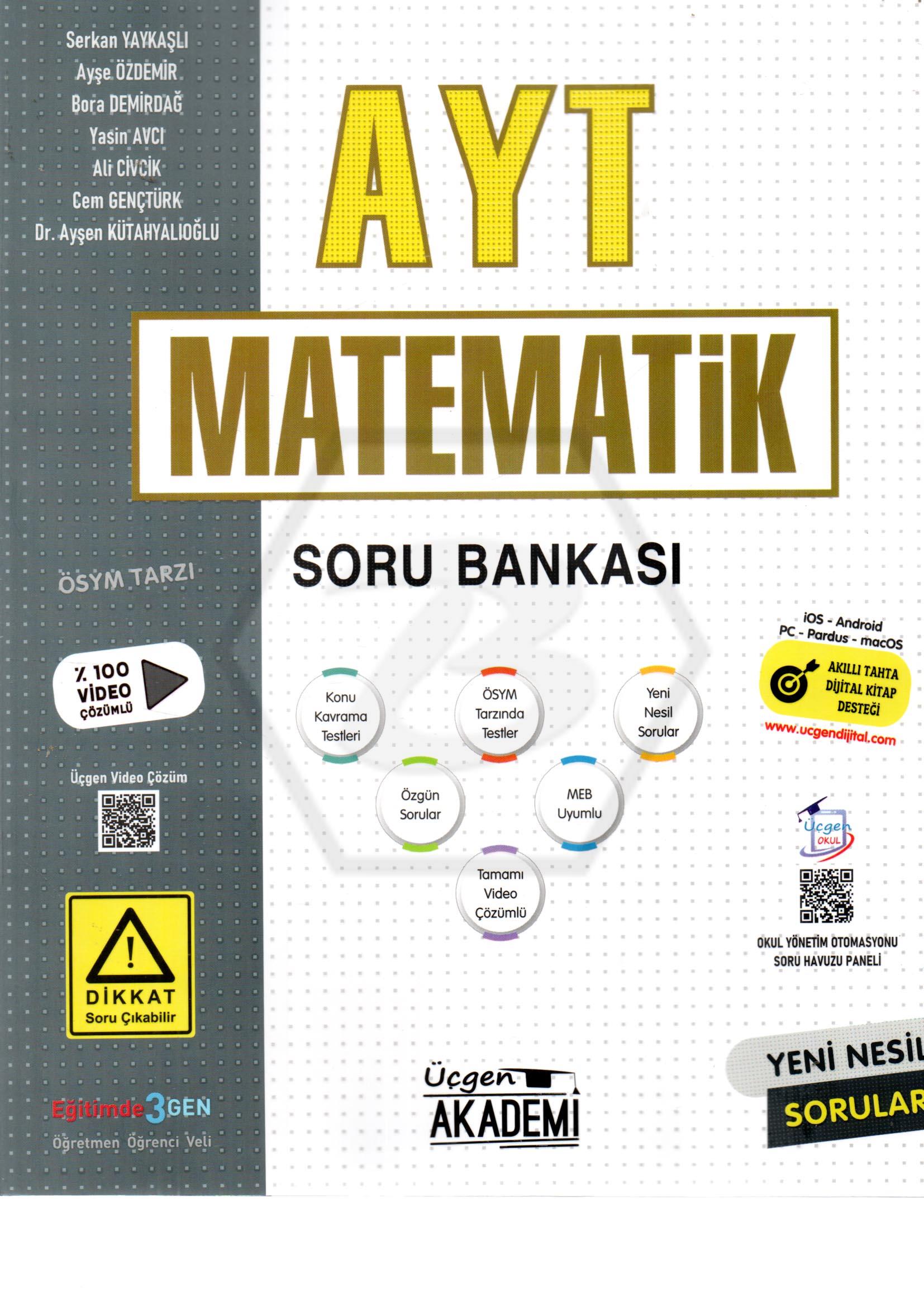 AYT MATEMATİK - Soru Bankası