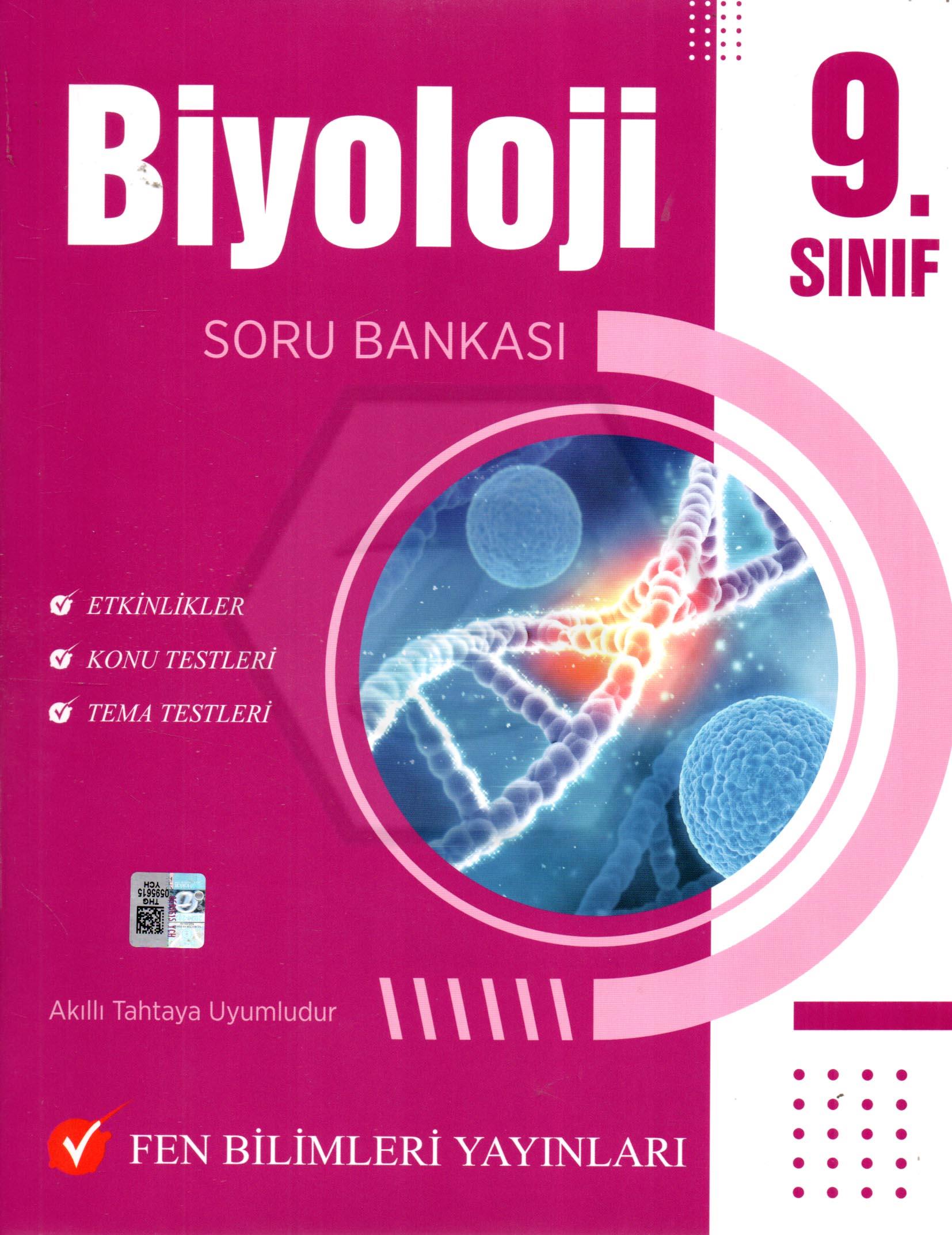 9.Sınıf Biyoloji Soru Bankası