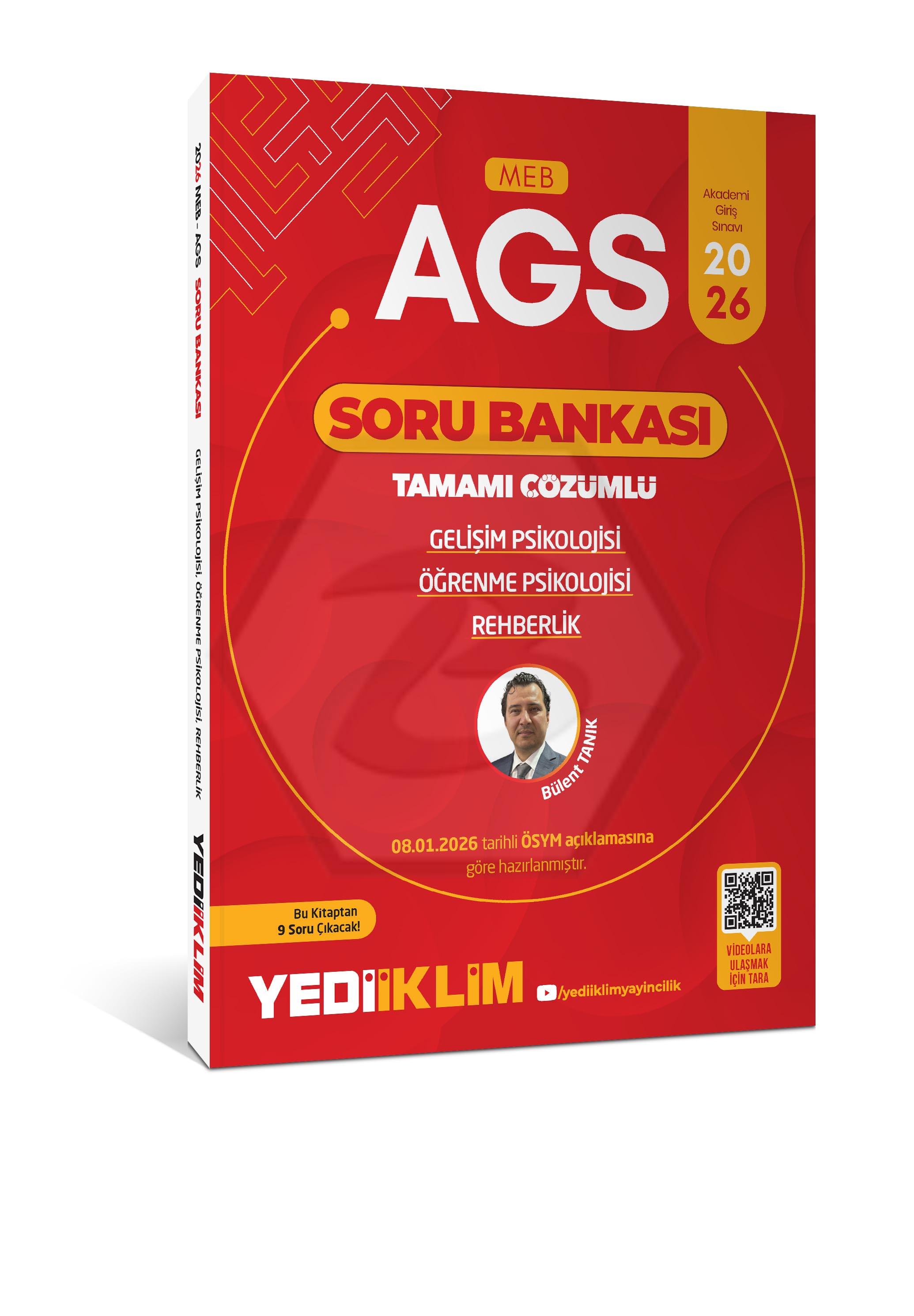 2026 MEB AGS Gelişim Psikolojisi Öğrenme Psikolojisi ve Rehberlik Tamamı Çözümlü Soru Bankası