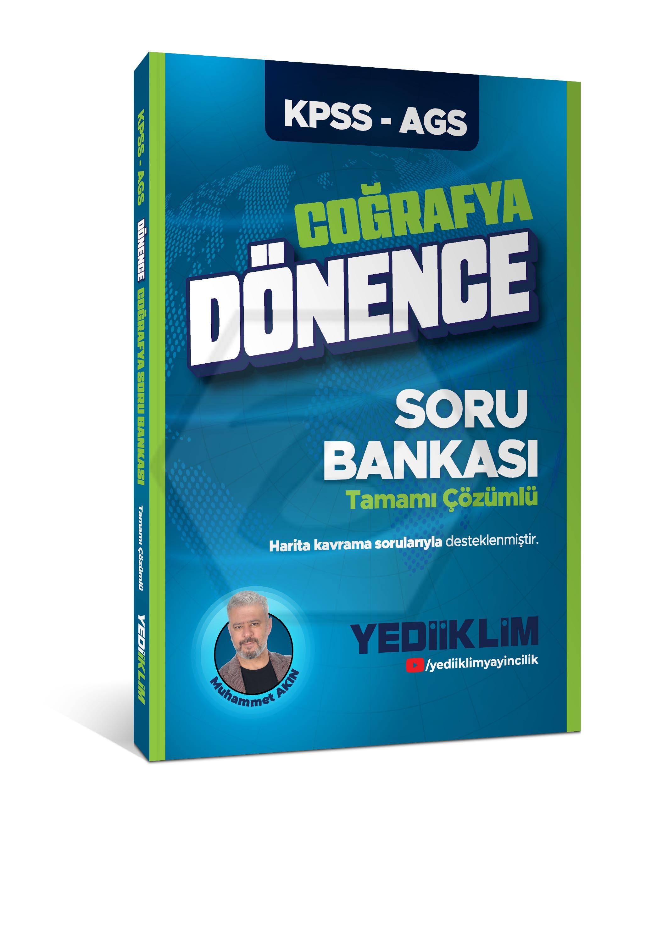 2026 KPSS-AGS Dönence Coğrafya Tamamı Çözümlü Soru Bankası