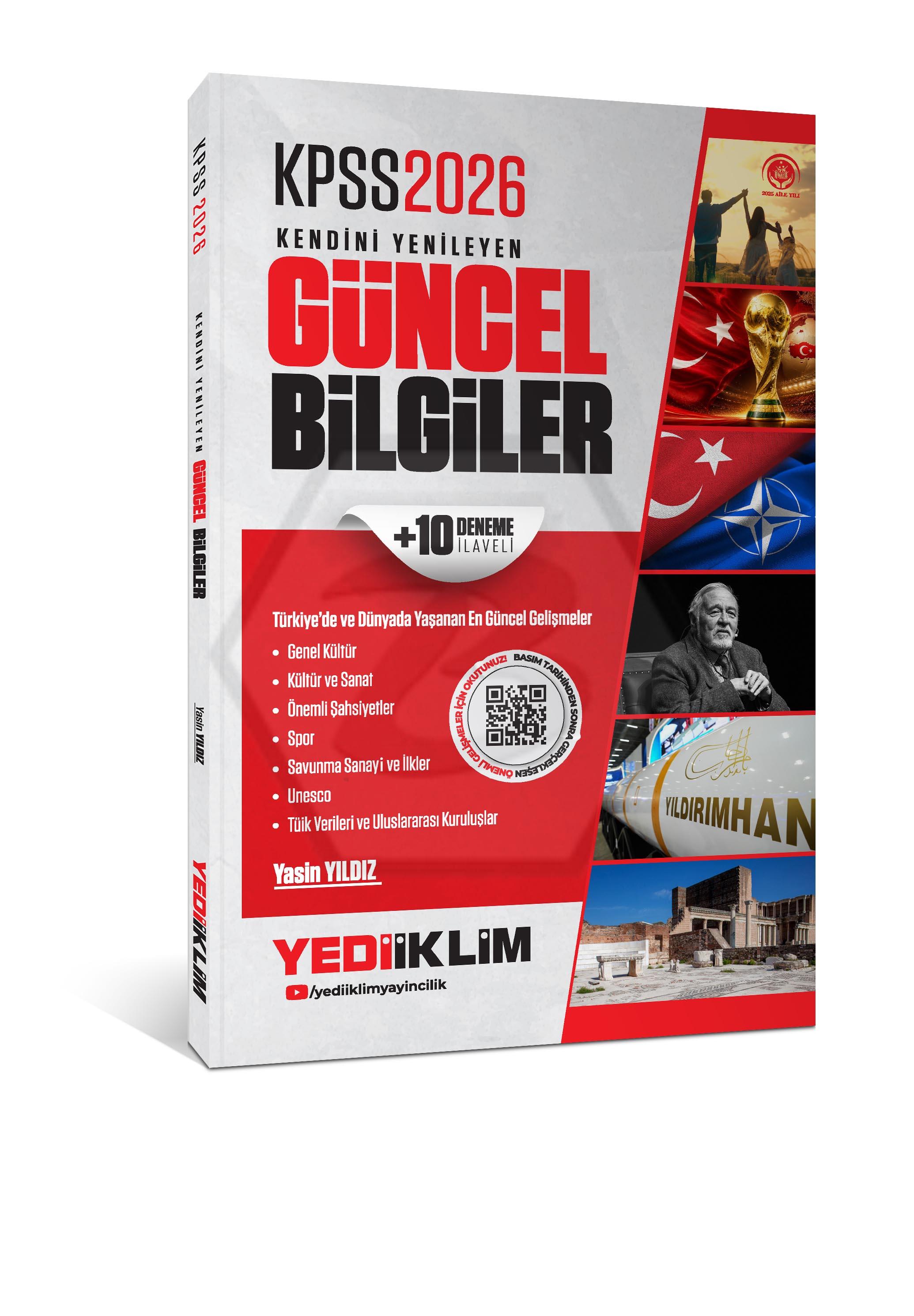 2026 KPSS Kendini Yenileyen Güncel Bilgiler +10 Deneme İlaveli