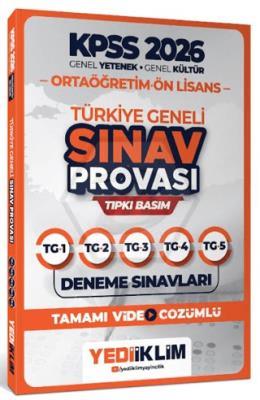 2026 KPSS Ortaöğretim Ön Lisans GY-GK Türkiye Geneli Sınav Provası Tıpkı Basım Deneme Sınavları Tamamı Video Çözümlü