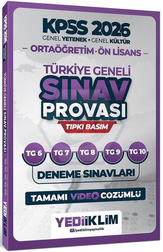 2026 KPSSOrtaöğretimÖnLisansGY-GKTürkiyeGeneliSınavProvasıTıpkıBasım6-7-8-9-10DenemeSınavlarıTamamıVide