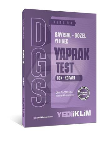 2027 DGS Sayısal - Sözel Yetenek Çek Kopart Yaprak Test